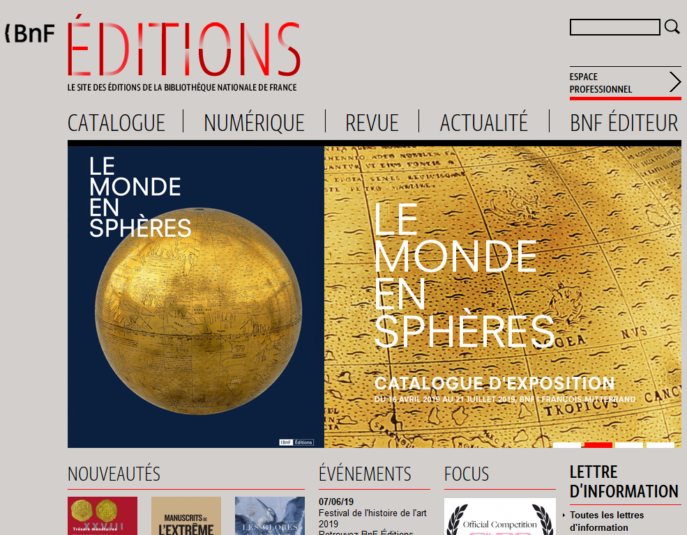 Publications Scientifiques De La BnF | BnF - Site Institutionnel