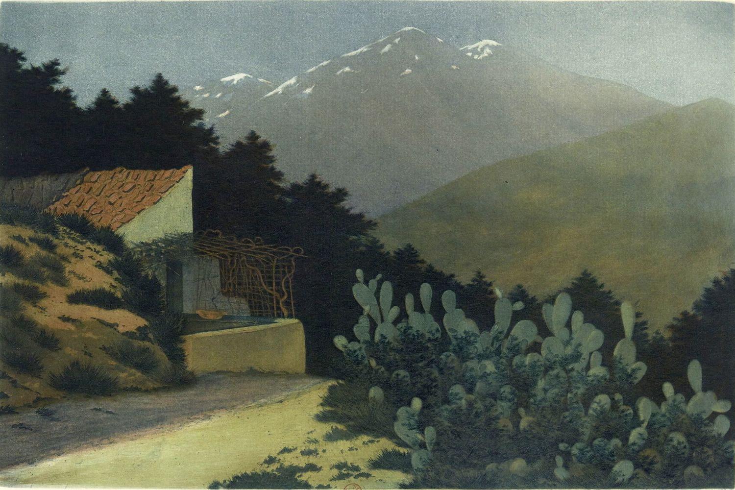 Dans la montagne de Charles-Louis Houdard - 1901 - BnF, département des Estampes et de la photographie