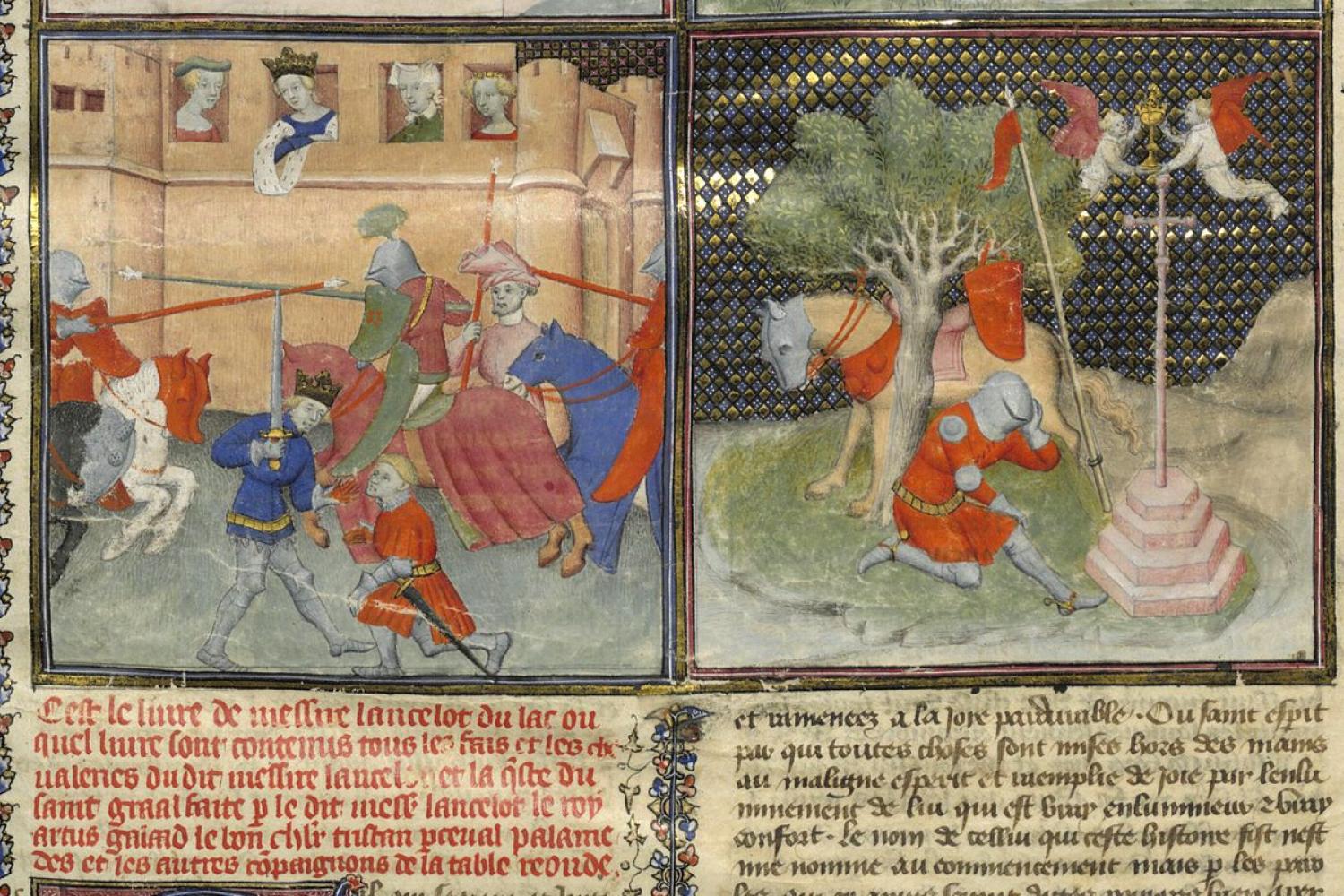 C'est le livre de messire Lancelot du Lac, ouquel livre sont contenus tous les fais et les chevaleries dudit messire Lancelot, et la Queste du saint Graal […] - 1401-1425 - Bibliothèque de l'Arsenal. Ms-3479