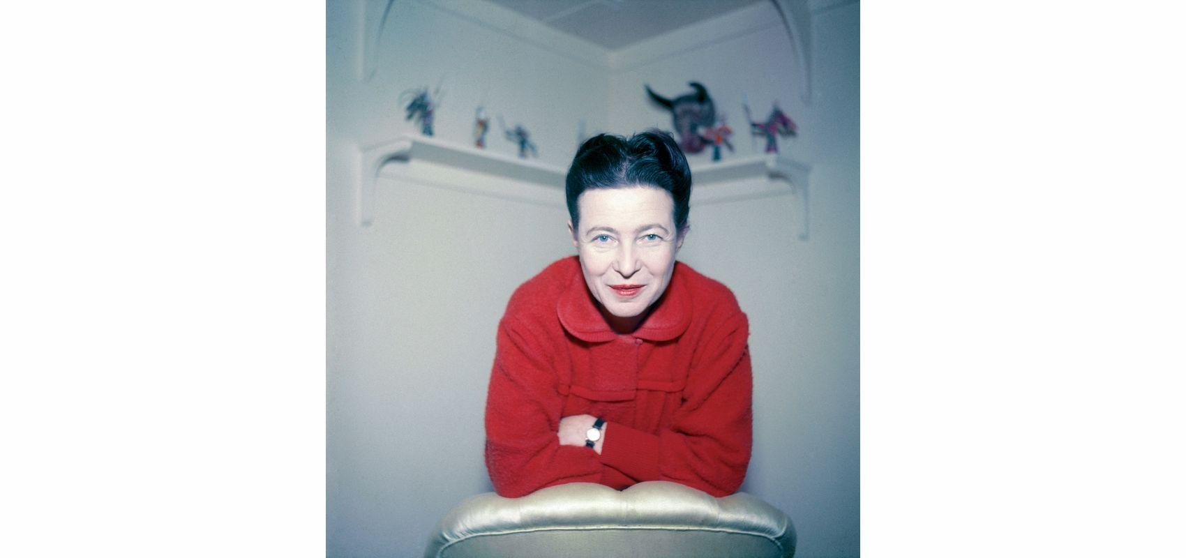 Simone de Beauvoir (1908-1986) - Paris, 1957 - © Jack Nisberg / Roger-Viollet