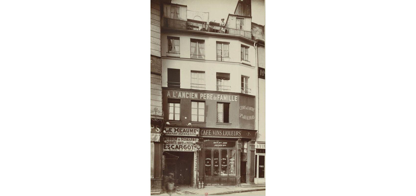 7, rue Pirouette, Paris – Œuvre de Union photographique française - 1910 - BnF, département des Estampes et de la photographie