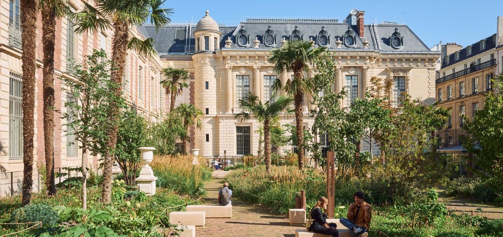 Jardin Vivienne à Richelieu - 2023 -  - © Guillaume Murat/ BnF
