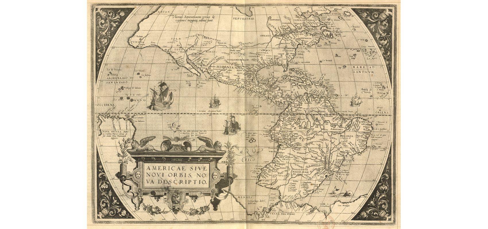 Theatre de l'univers, contenant les cartes de tout le monde, avec une brieve déclaration d'icelles / par Abraham Ortelius -  - BnF, département des Cartes et plans